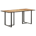 63" Rough Mango Wood Dining Table Y3261