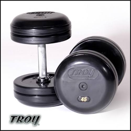 110 Pounds Rubber Encased Dumbbells A34835