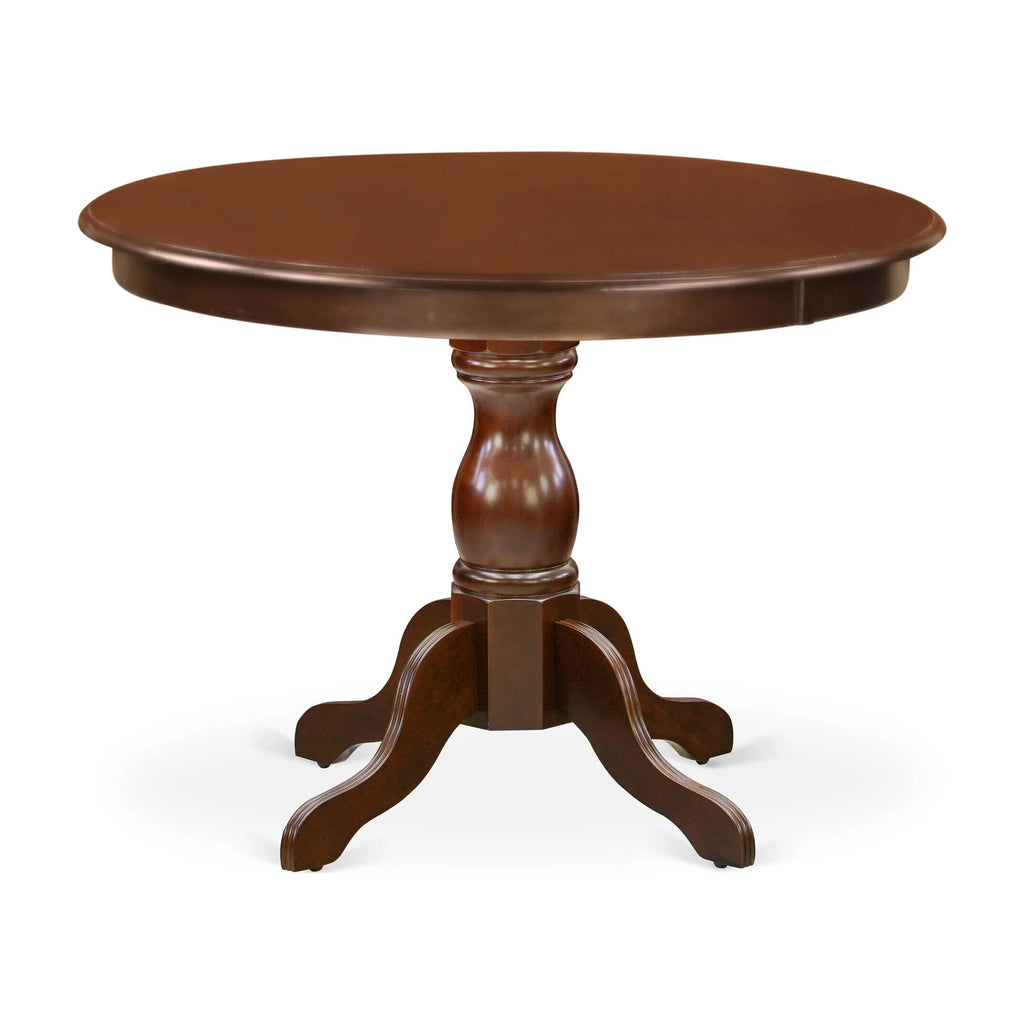 Mahogany Wood Dining Table with Pedestal Legs G722939