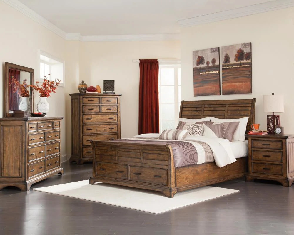 California King Storage Bed Y587