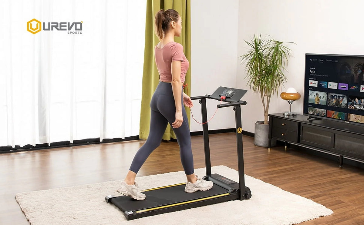 2.25HP Folding Treadmill with LCD Display T99657