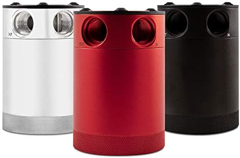 Black 2-Port Oil Catch Can I3516