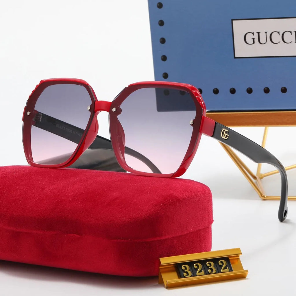 Fashion Double G Irregular Frame Polarized Sunglasses A77541