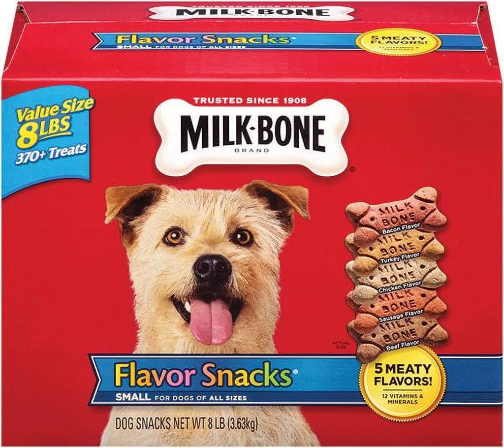 Milk-Bone Flavor Snacks Small Dog Biscuits 8 lbs F5949