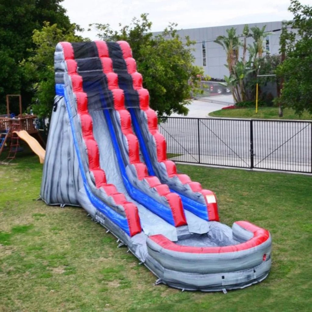 Inflatable Water Slide with Splash Pool A35719
