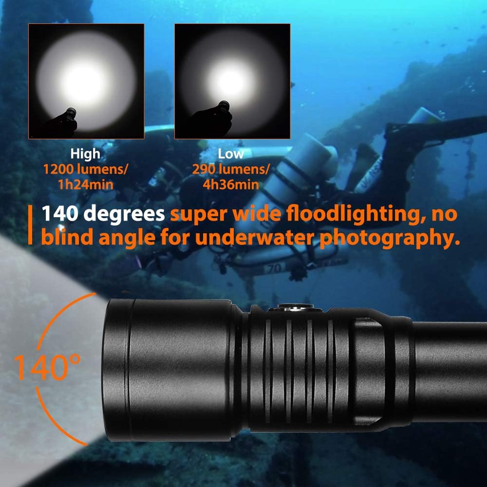 1200 Lumen Scuba Diving Video Light B891