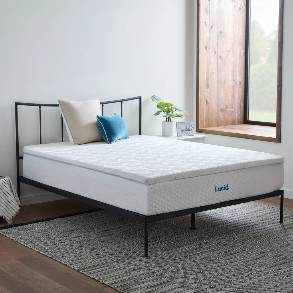 Queen Cooling Gel Memory Foam Mattress Topper with Cover G54393