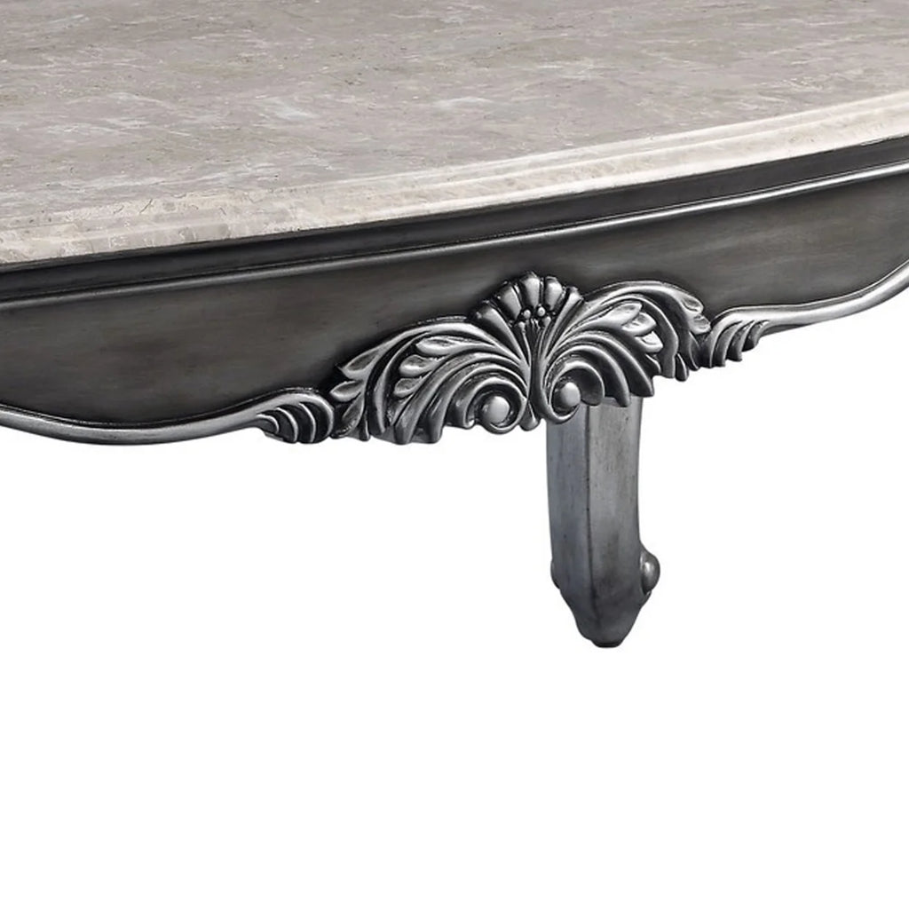 Gray Marble Top Coffee Table A81950