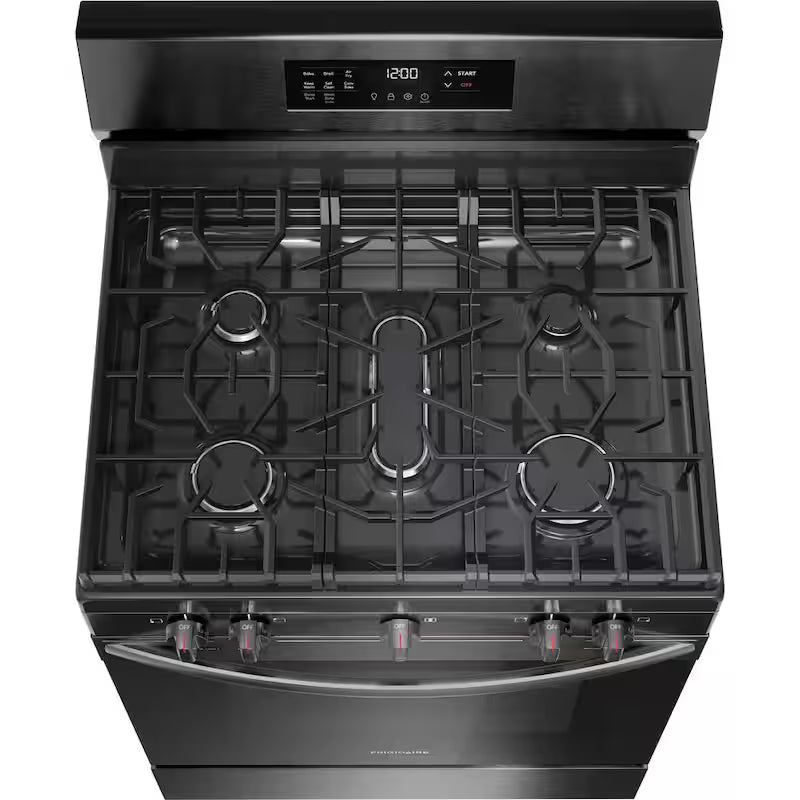 5 Burner Freestanding Self-Cleaning Gas Range with Air Fry D562753