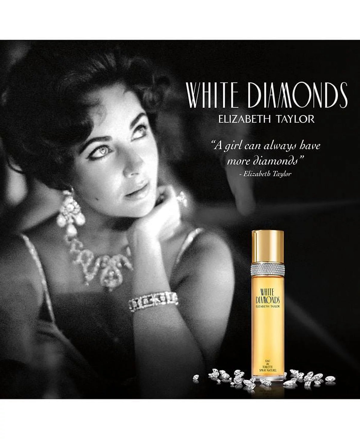 White 3.3 oz EDT Spray L43343