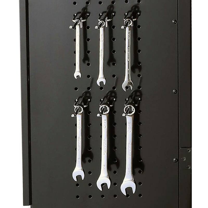 10-Piece Welded Steel Garage Storage System in Black Z675700