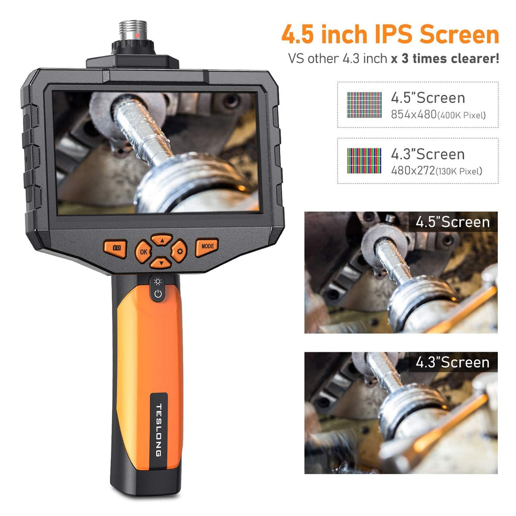 Handheld Borescope Inspection Camera with Screen P386