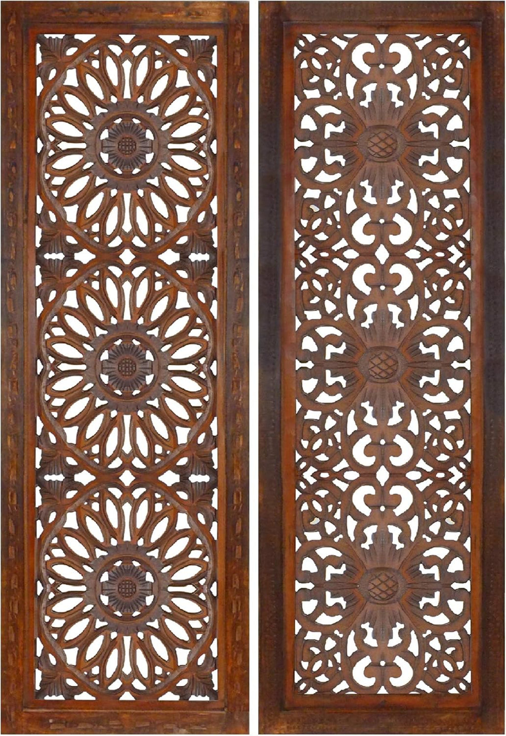 Black and Brown Rectangular Wall Panel E385486