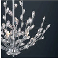 5-Light Pendant Chrome Finish Crystal Clear Accents Bulbs Included X21008