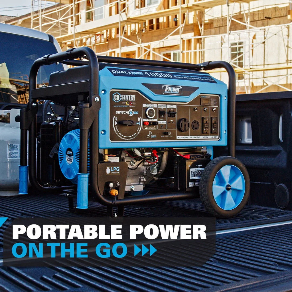10,000 Watt Dual Fuel Portable Generator with Remote Start S7136