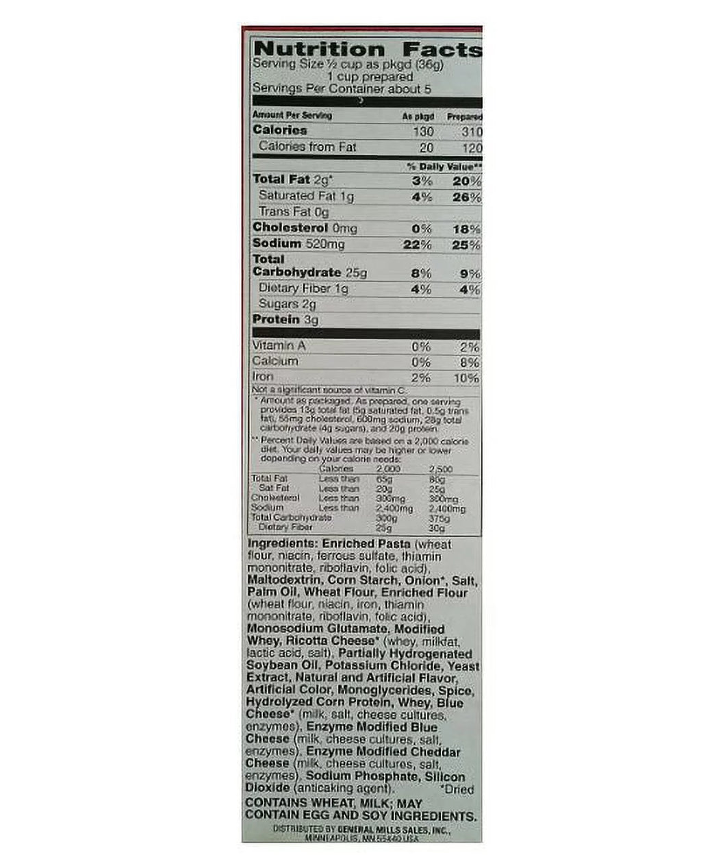 Pasta & Sauce Mix 4.8 oz P53111