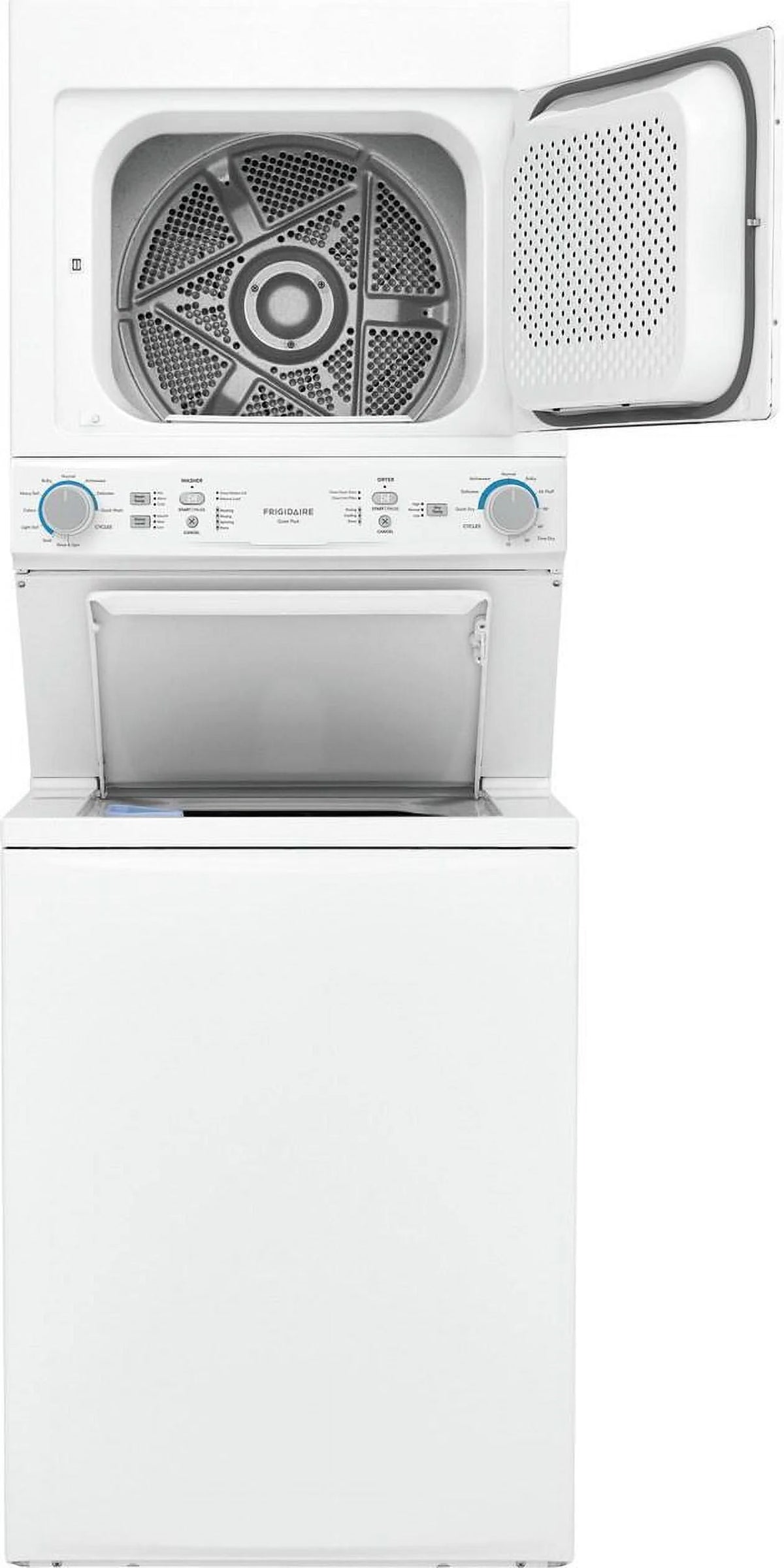White Electric Washer Dryer Laundry Center W290541