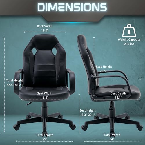 Ergonomic PU Leather Gaming Chair F371