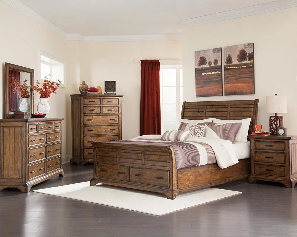 California King Storage Bed Y587
