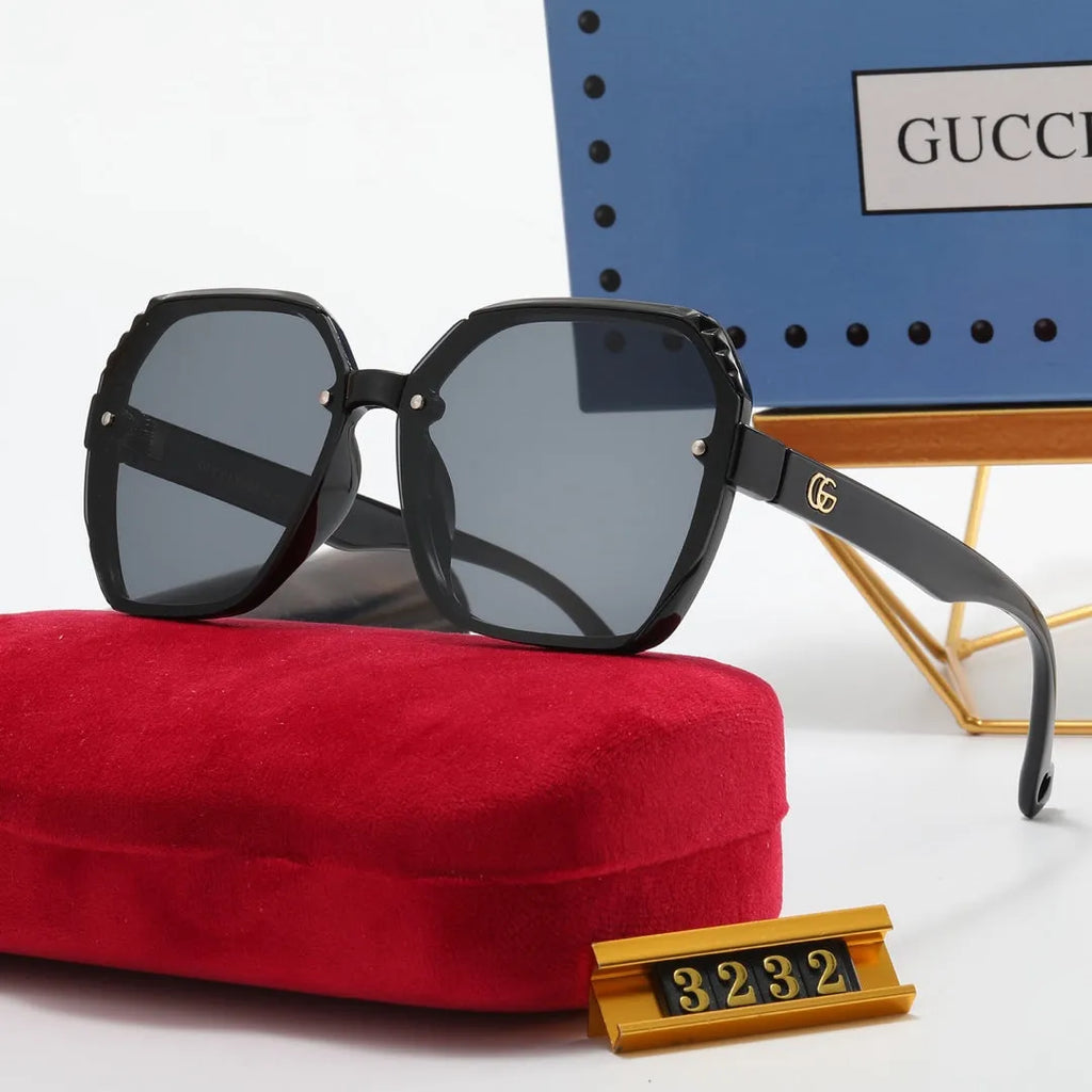 Fashion Double G Irregular Frame Polarized Sunglasses A77541