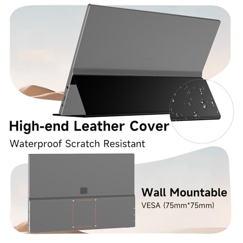 15.6inch 1080P FHD HDR IPS Portable Gaming Monitor with Smart Cover A874