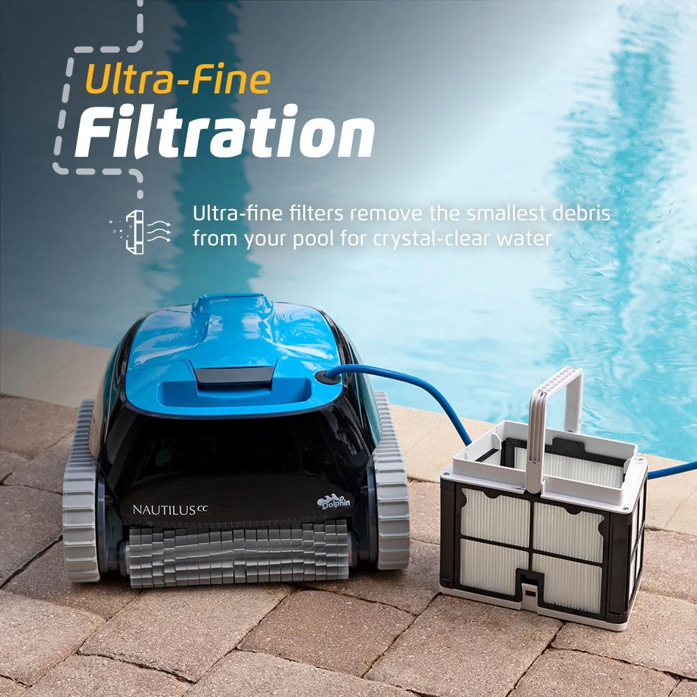 Robotic Pool Vacuum Cleaner with Ultra-Fine Filters N2700