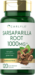 Sarsaparilla Root 1000mg Capsule 120 Count Y4663
