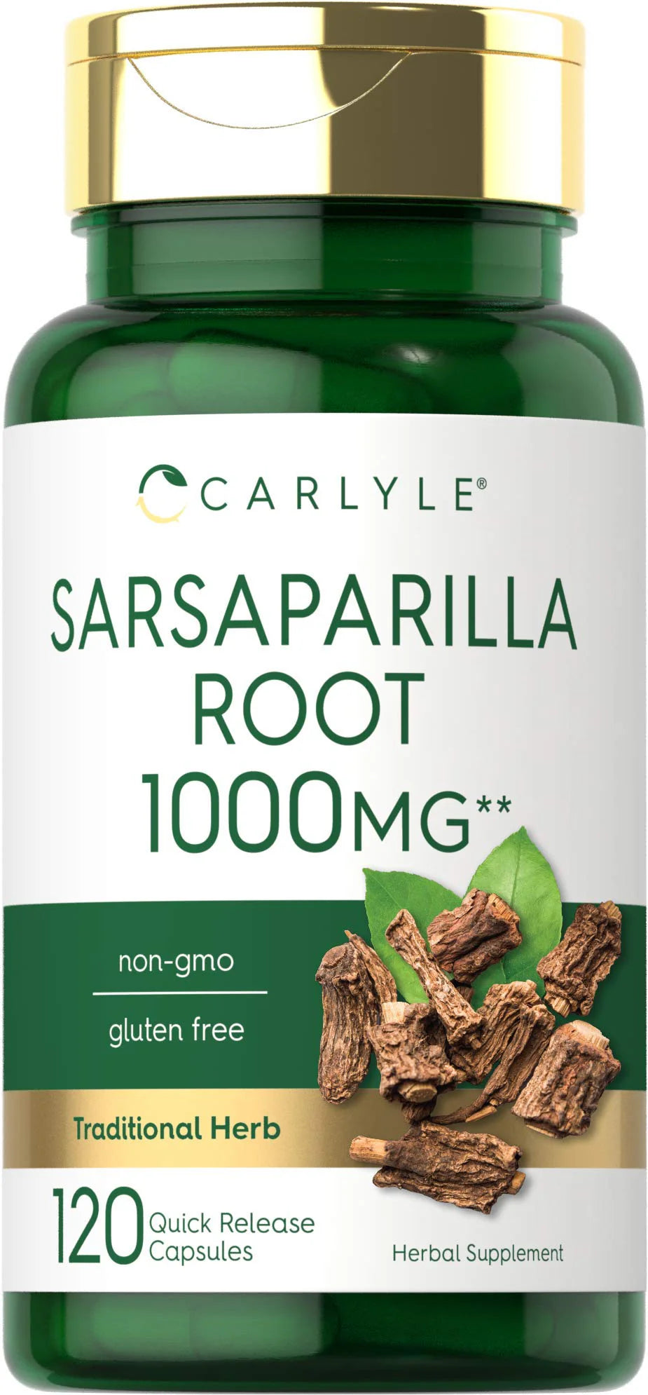 Sarsaparilla Root 1000mg Capsule 120 Count Y4663