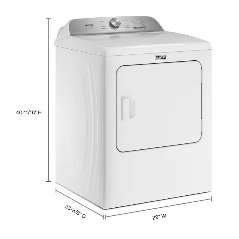 7.0 cu. ft. Vented Electric Dryer in White Z44922