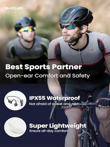 Bone Conduction Open-Ear Wireless Bluetooth Headphones with Microphones H78504