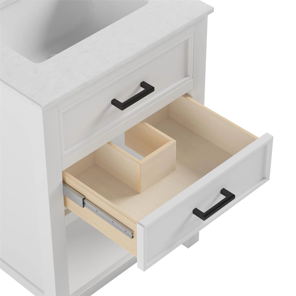 24 Inch Bathroom Vanity with Ceramic Sink A9751