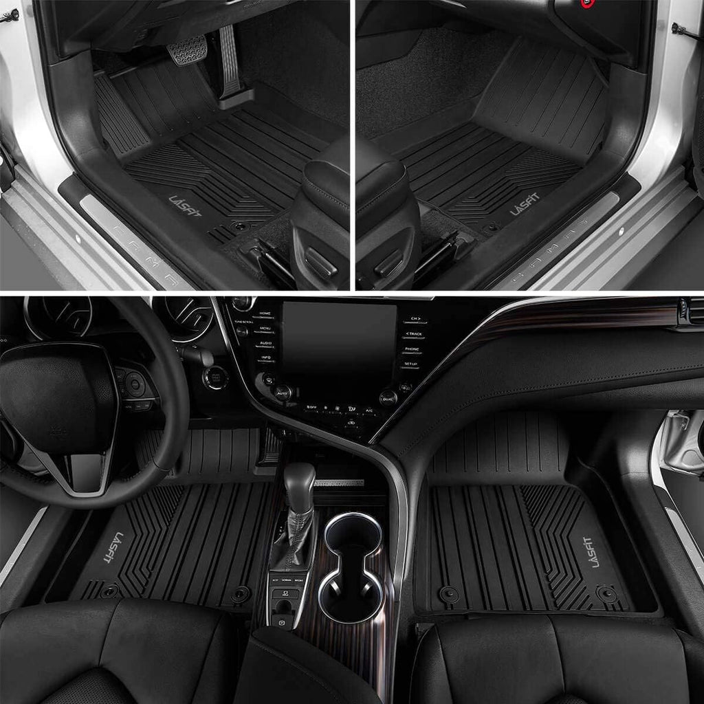 Black TPE Car Floor Liners Front & Rear E873595