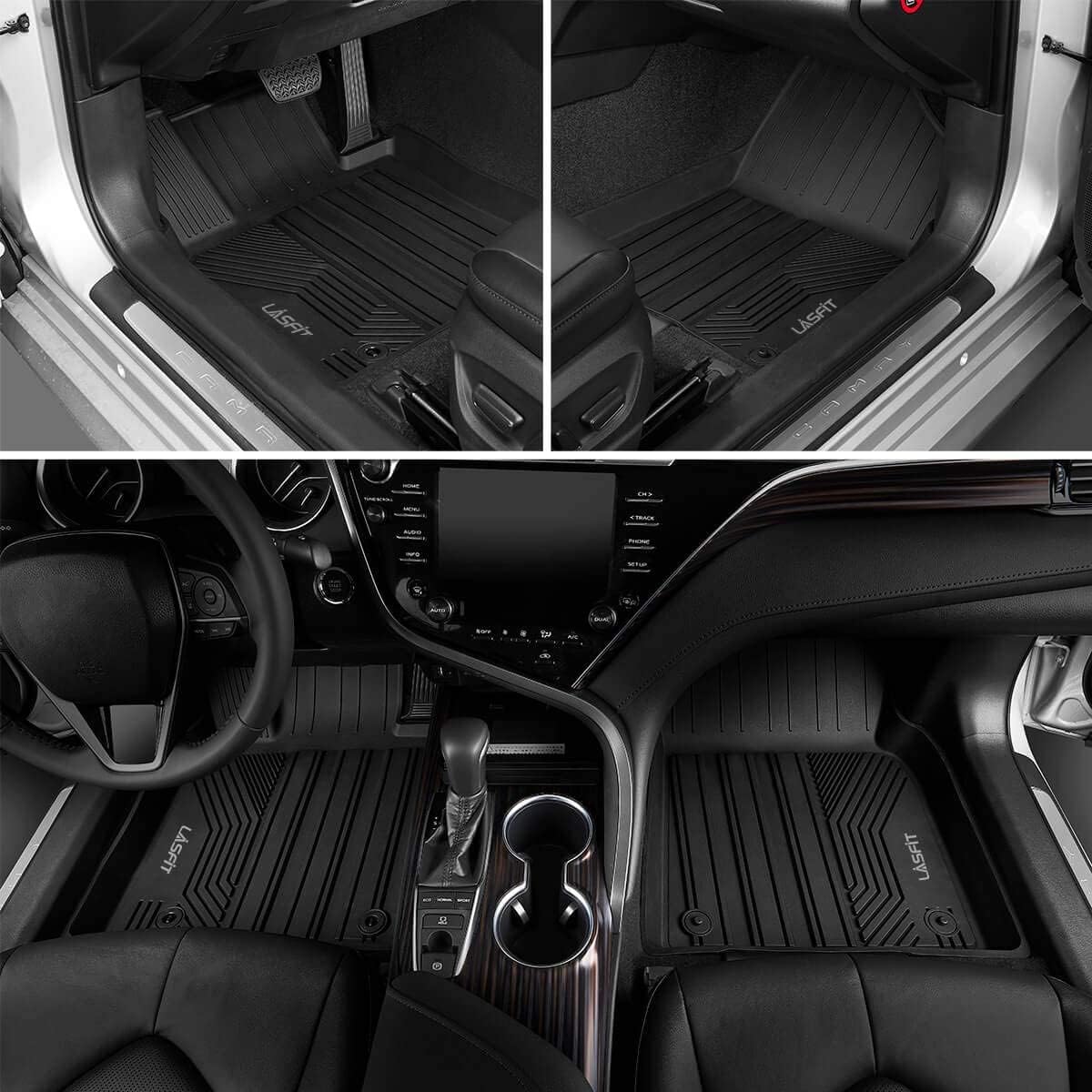 Black TPE Car Floor Liners Front & Rear E873595