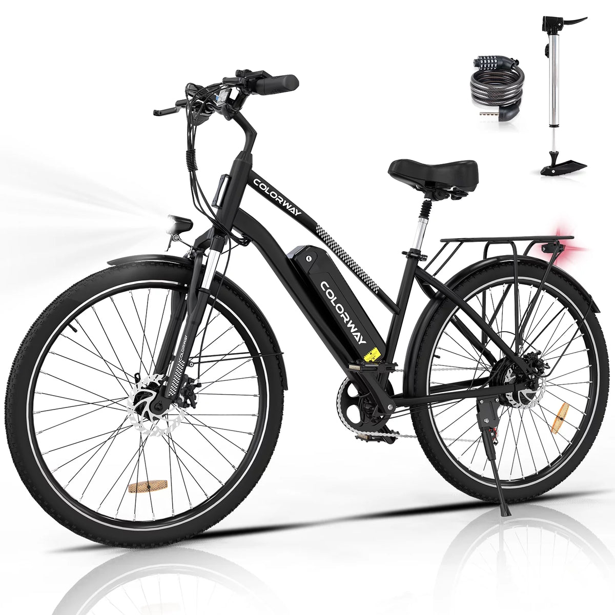 500W Electric Bike 36V 12Ah 7 Speeds P631