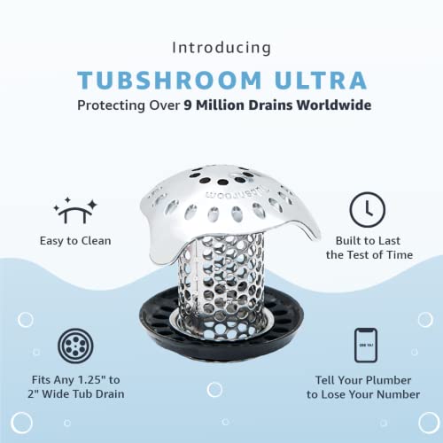Stainless Steel Tub Drain Protector Hair Catcher R767644