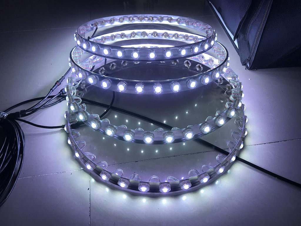 15.5'' RGB IP68 Waterproof LED Wheel Ring Lights X42842
