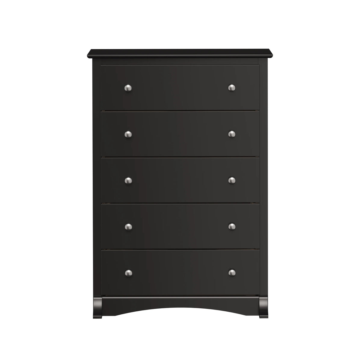 Black 5 Drawer Chest P375733
