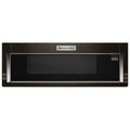 1000-Watt Low Profile Microwave Hood Combination Black Stainless I86809