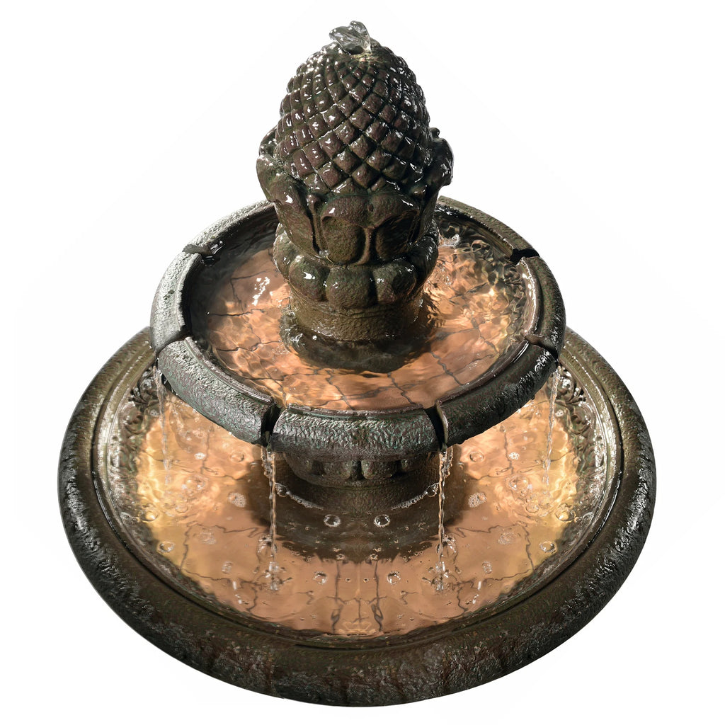2-Tier Polyresin Pedestal Fountain K9251