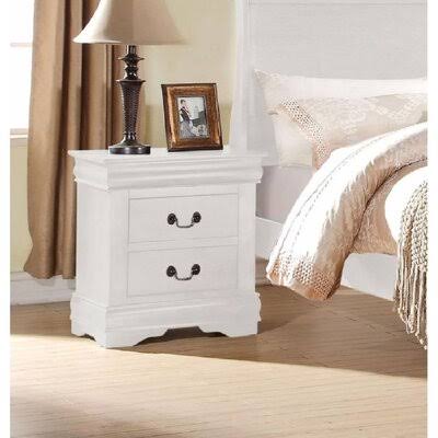 White Nightstand L2277
