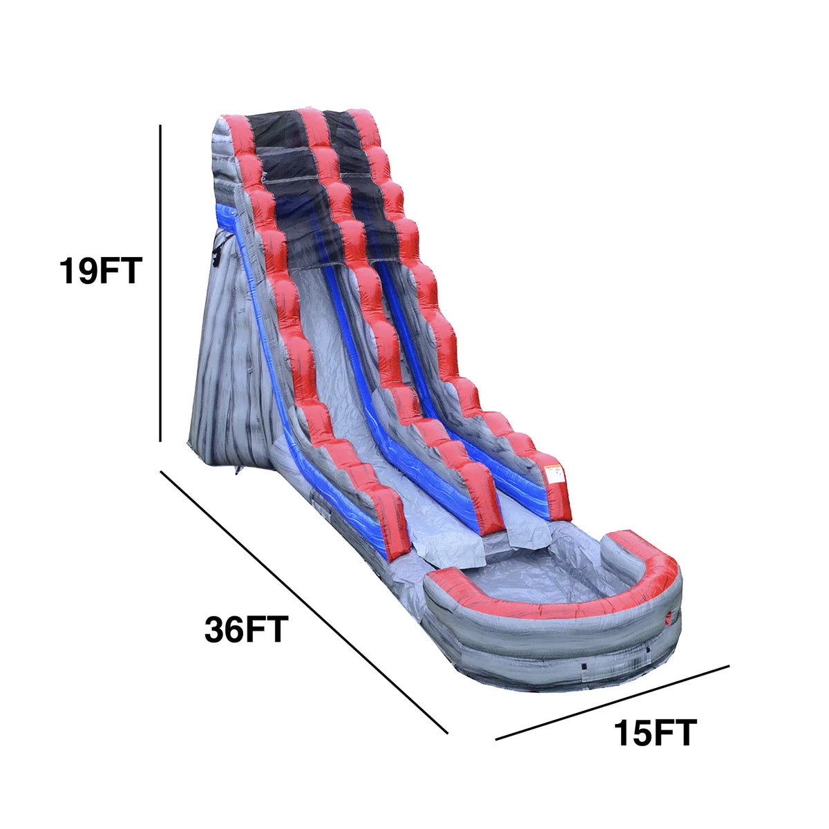 Inflatable Water Slide with Splash Pool A35719