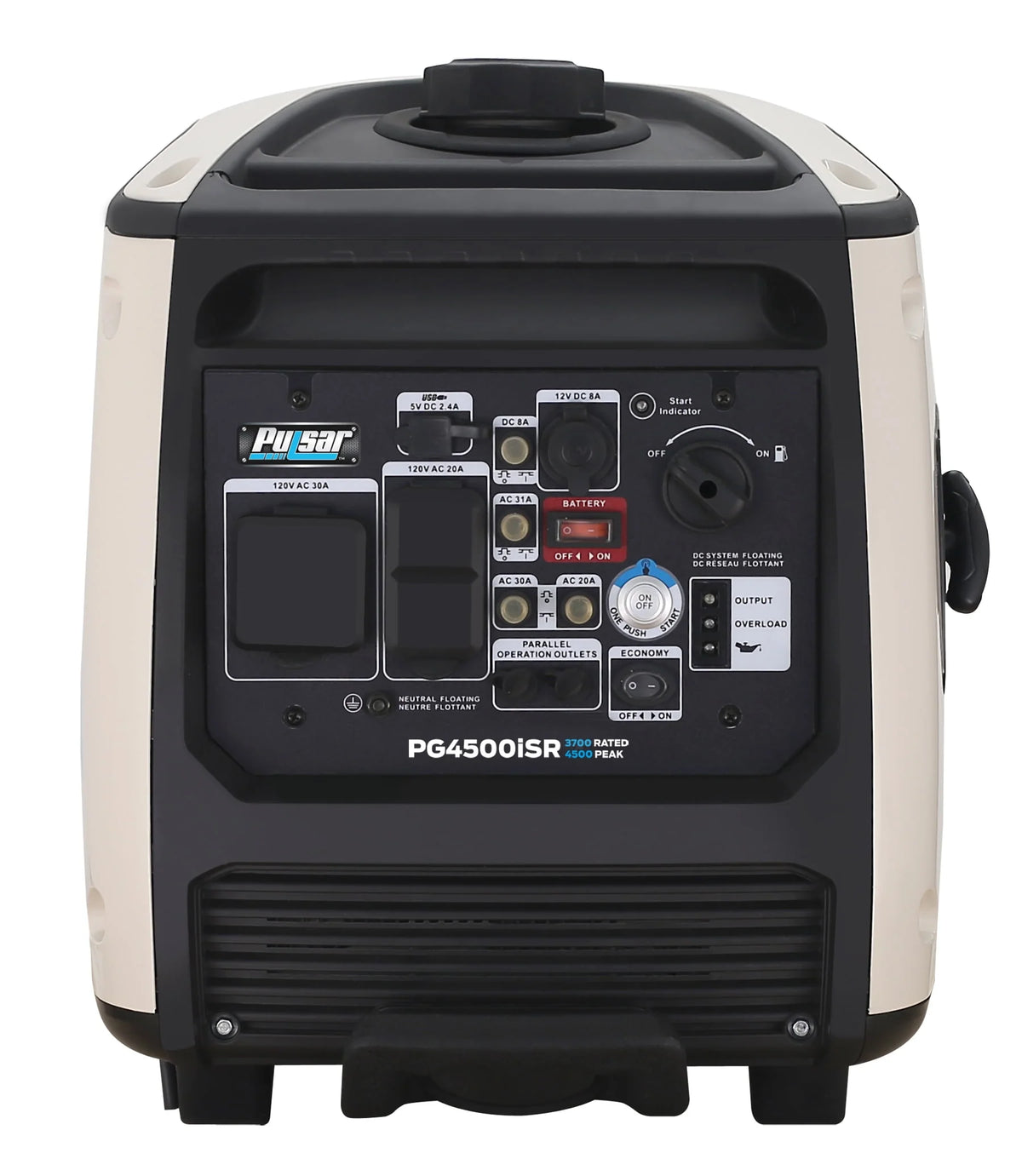 4500W Inverter Gas Powered Generator with Remote Start U8974