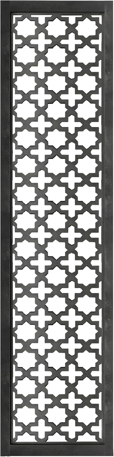 Black and Brown Rectangular Wall Panel E385486