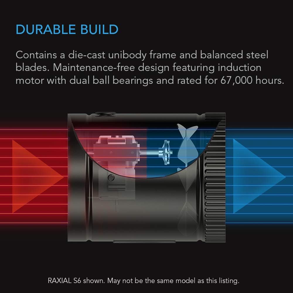 Inline Booster Duct Fan 6” with Speed Controller Q84046