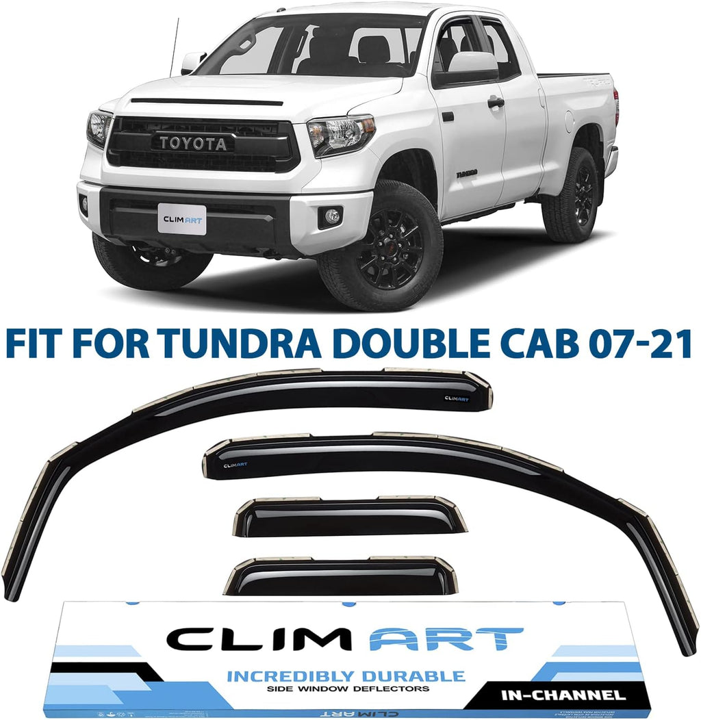 Dark Smoke Window Deflectors 4 pcs M85225
