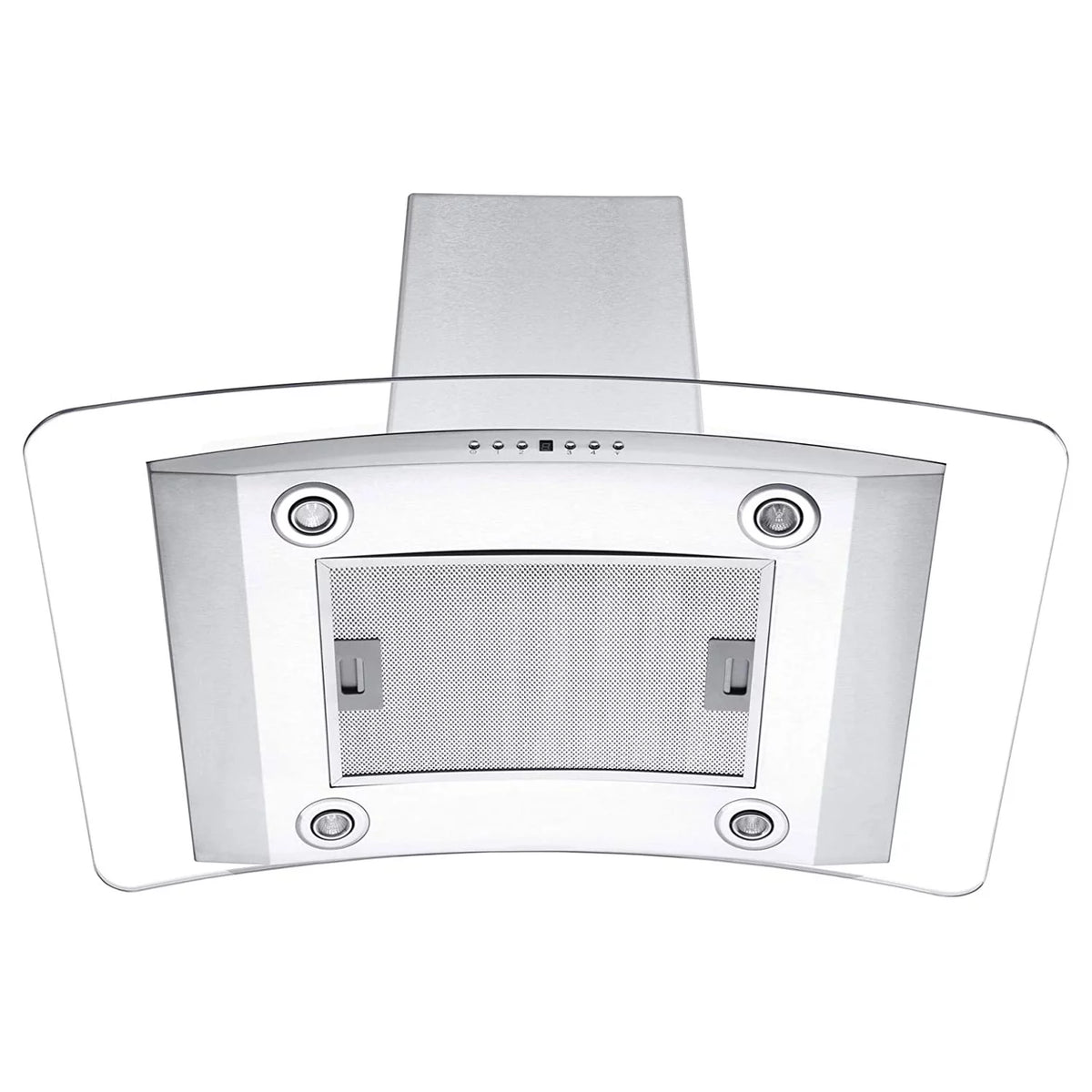 36" Island Ceiling Mount Range Hood Stainless Steel Glass R758872