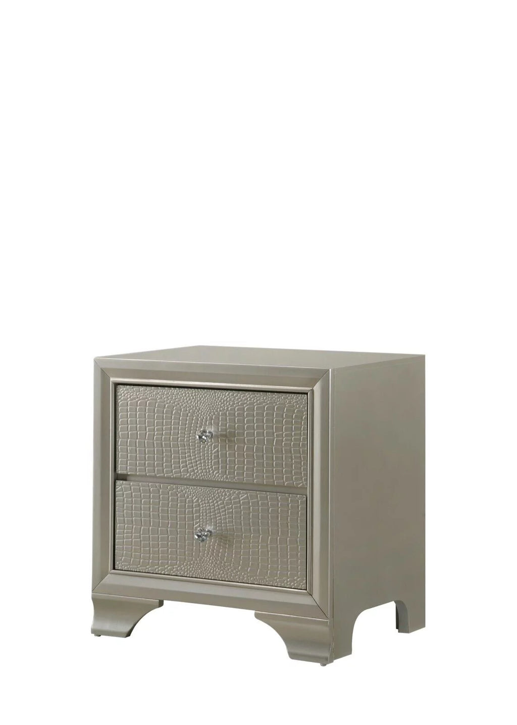 Queen Size Upholstered Panel Bed Chest Nightstand Set H2736