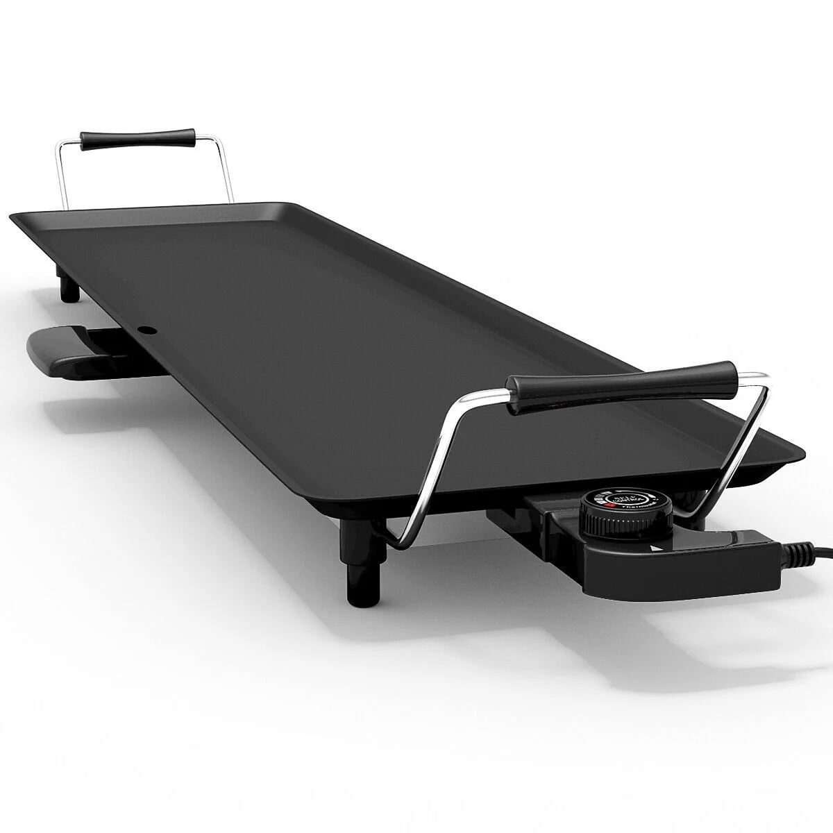 Electric Teppanyaki Table Top Grill Griddle Nonstick Camping Y174766