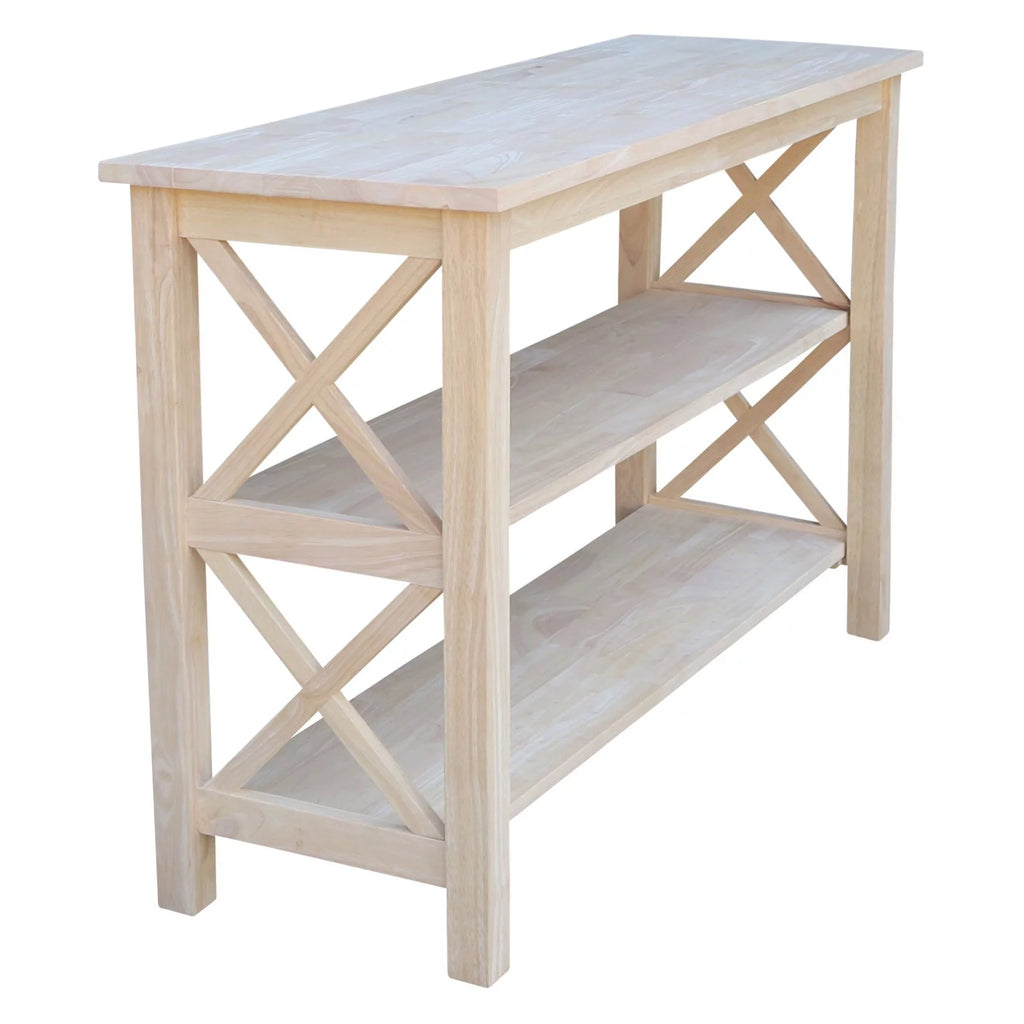 48" Console Table in Washed Gray Taupe I43043