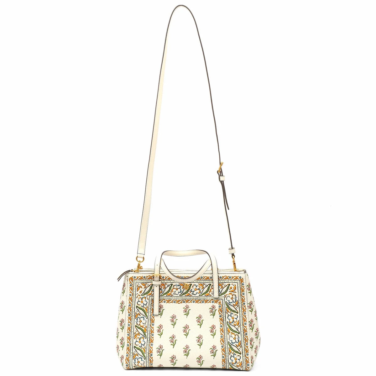 Pebbled Leather Small Double Zip Tote M475885